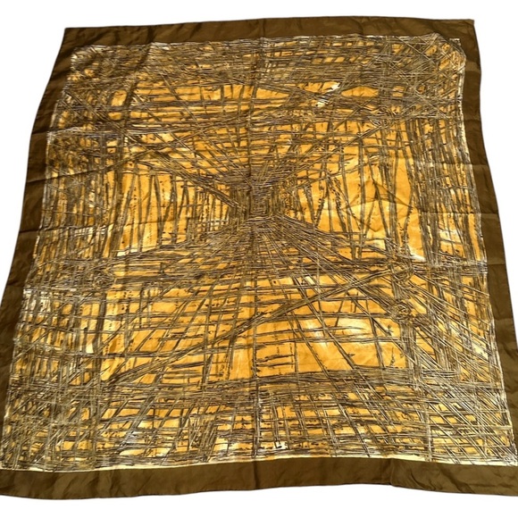 Vintage Harrods of London Abstract Architecture Scarf - Picture 2 of 9